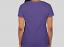 Women's Scoop Neck T-Shirt Heather Purple Back